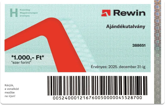 <p>Hagyományos papír alapú eszköz rendszeres juttatások, alkalmi jutalmak, támogatások kiadásához.</p>